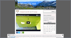 Desktop Screenshot of mimemoria.net