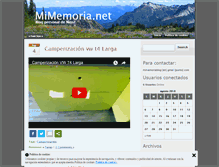 Tablet Screenshot of mimemoria.net